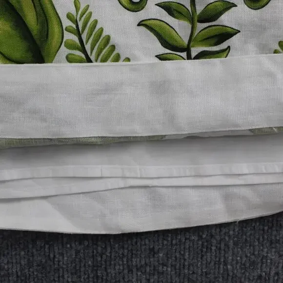 Farm Rio Dress Womens Small Milani Printed Linen Mini Tropical Boho Chic Playful - Picture 10 of 15